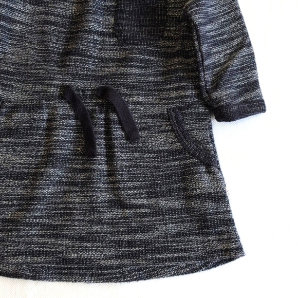 miles baby black marl woven knit tunic dress 12 months baby girl - Picture 4 of 7